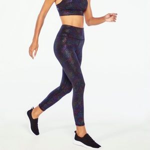 Wildfox NWT Glittery Black 7/8 Confetti Leggings